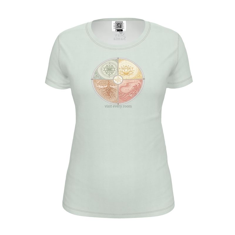 Energy Mandala Eco Tee - Contoured fit